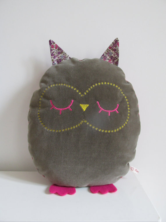 Coussin hibou Olly